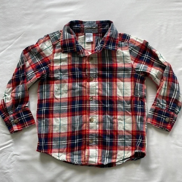 Old Navy Plaid  Shirt - Picture 2 of 10